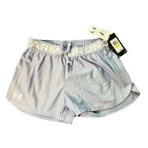Under Armour Heatgear Shorts Play Up Lavender NWT Youth Medium